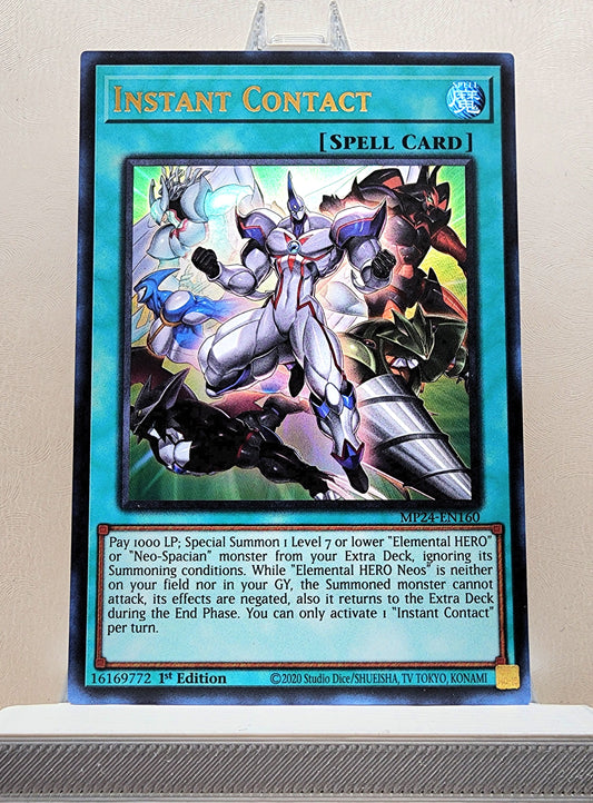 Yugioh! 1x Instant Contact (MP24 - Ultra Rare) 1st Edition