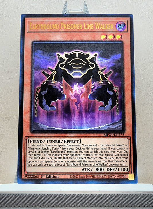 Yugioh! 1x Earthbound Prisoner Line Walker (MP24 - Ultra Rare) 1st Edition