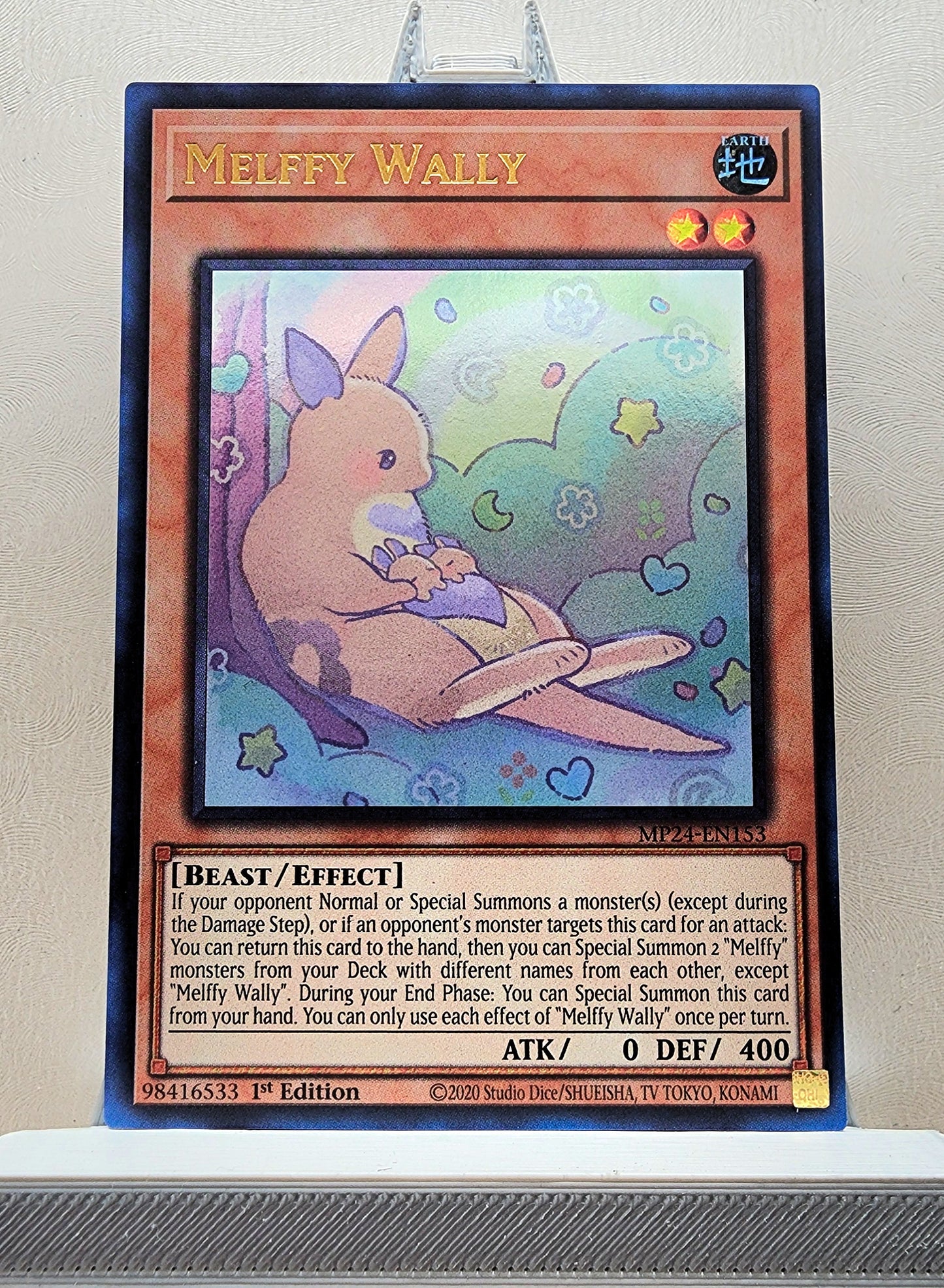 Yugioh! 1x Melffy Wally (MP24 - Ultra Rare) 1st Edition