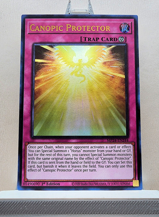 Yugioh! 1x Canopic Protector (MP24 - Ultra Rare) 1st Edition