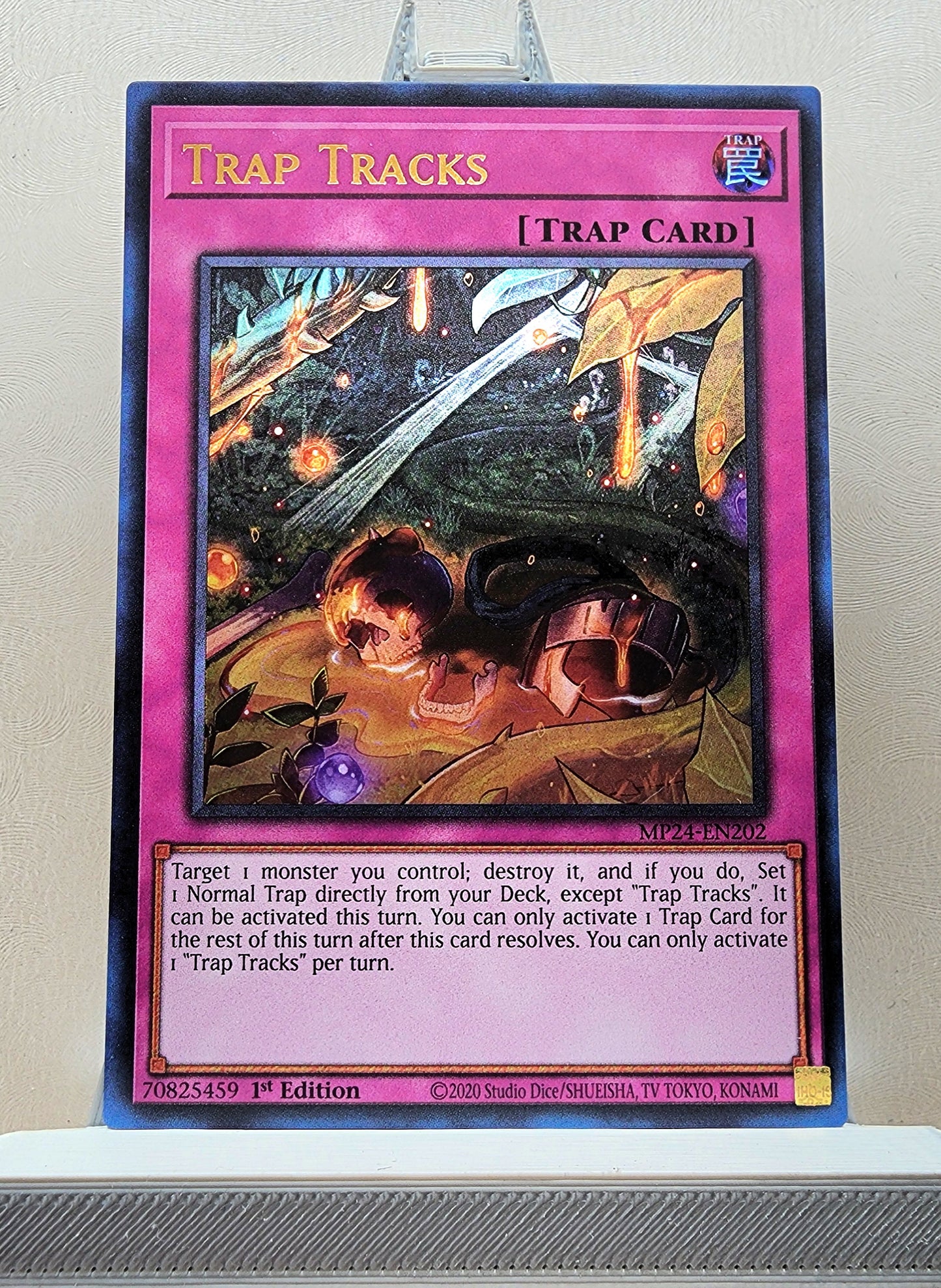 Yugioh! 1x Trap Tracks (MP24 - Ultra Rare) 1st Edition