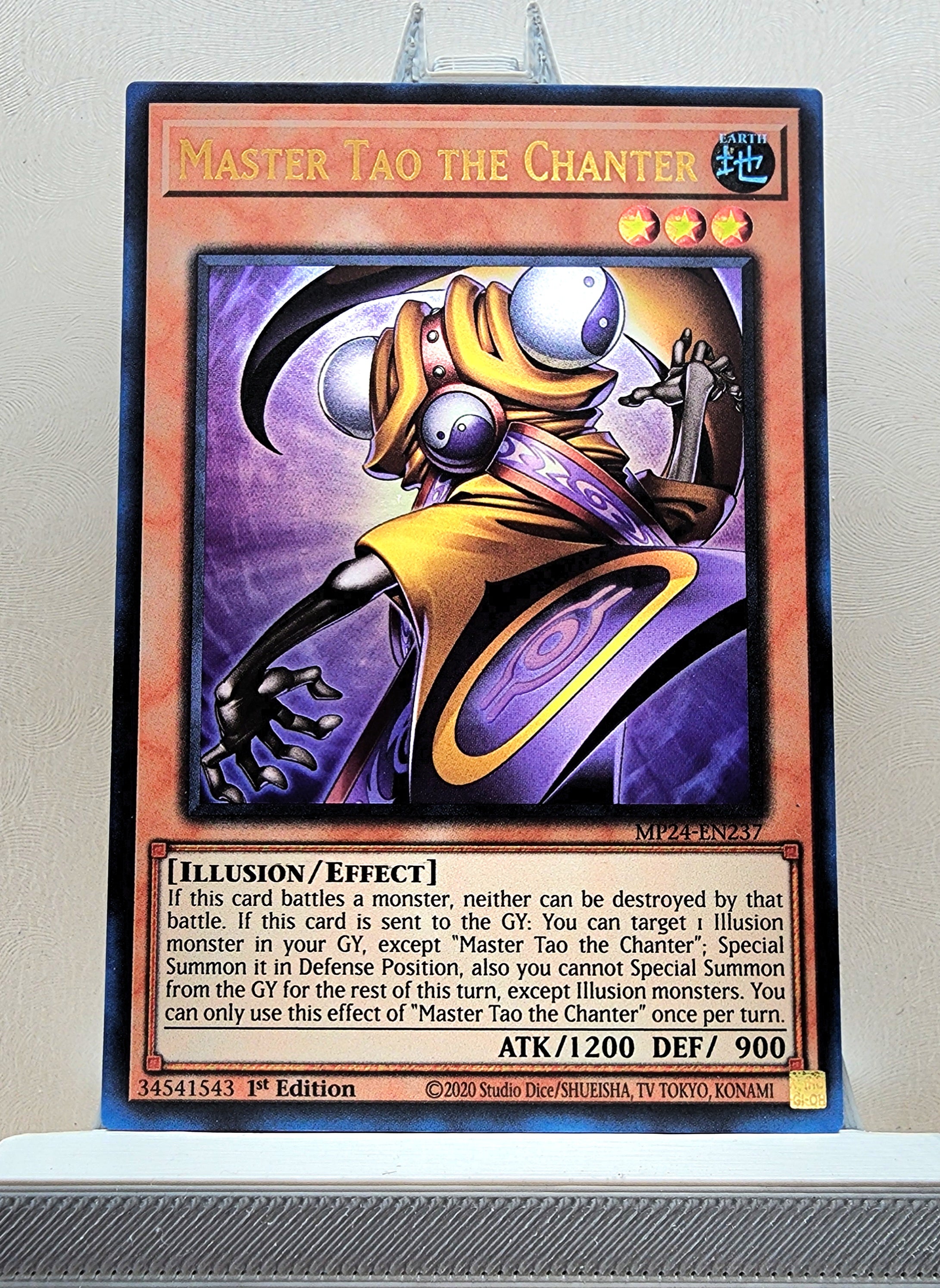 Master Tao Yugioh! 1x Master Tao the Chanter (MP24 - Ultra Rare) 1st Edition ...