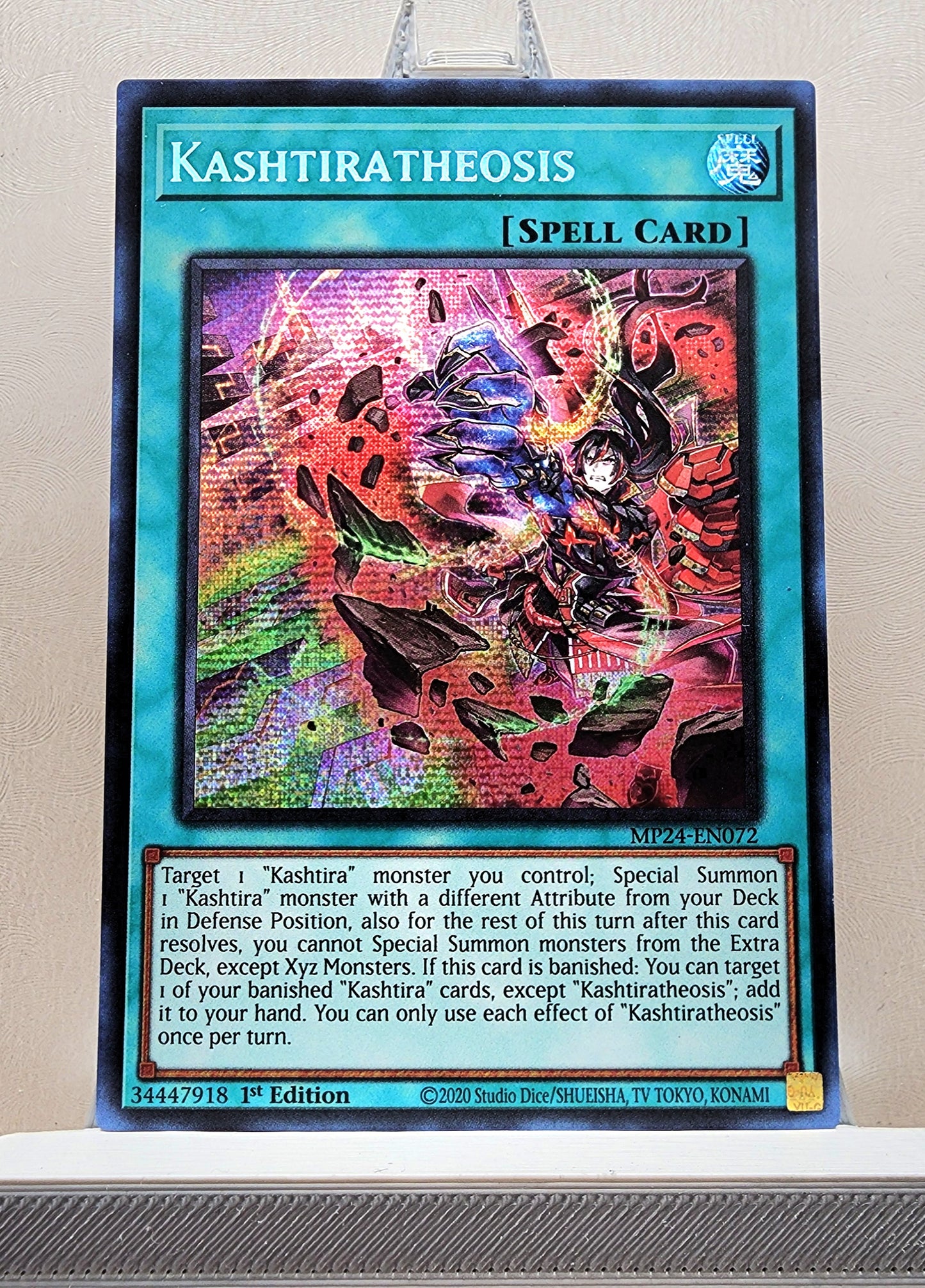 Yugioh! 1x Kashtiratheosis (MP24 - Prismatic Secret Rare) 1st Edition