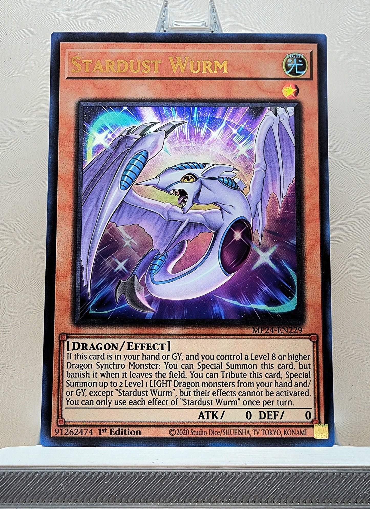 Yugioh! 1x Stardust Wurm (MP24 - Ultra Rare) 1st Edition