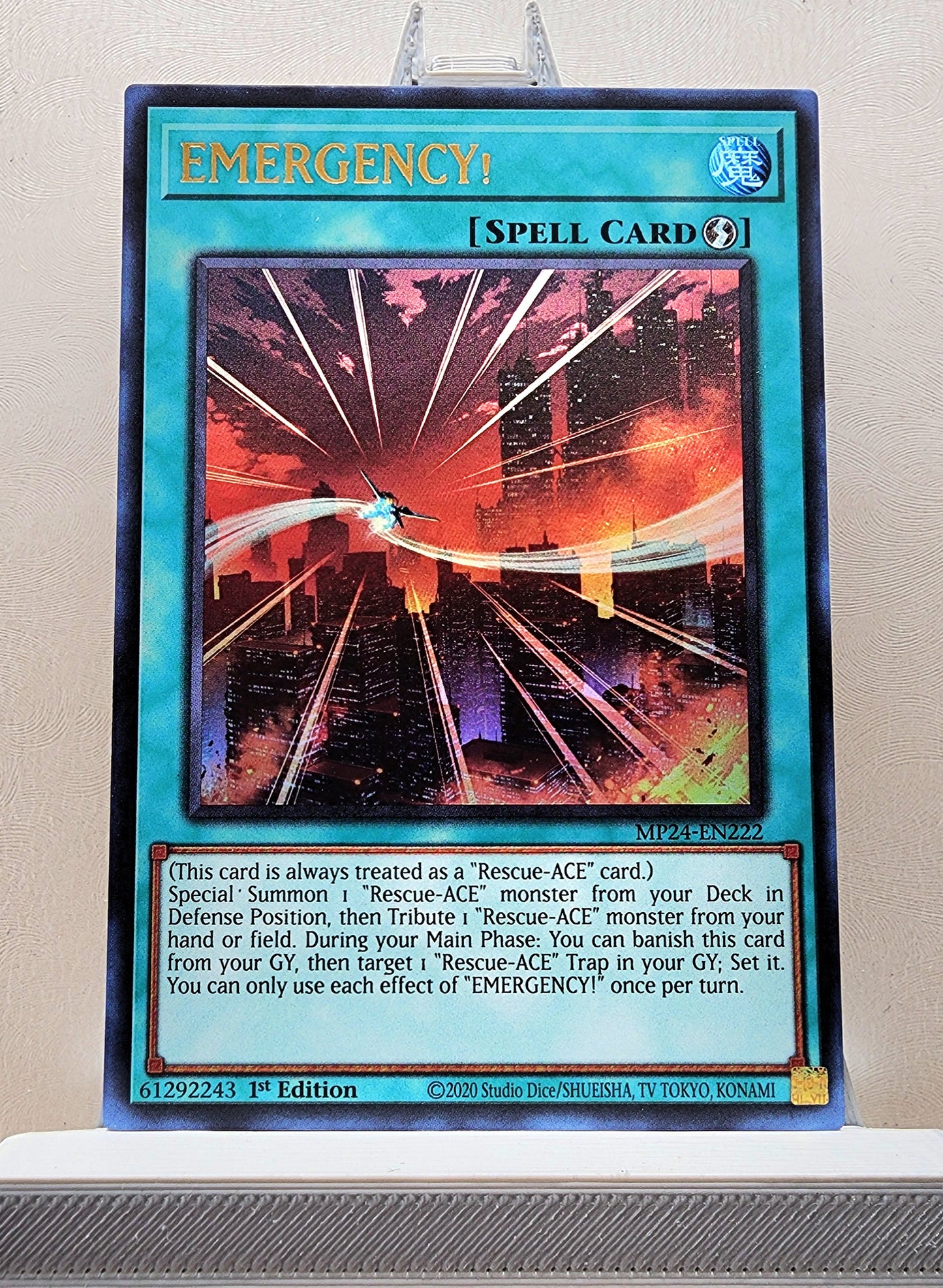 Yugioh! 1x EMERGENCY! (MP24 - Ultra Rare) 1st Edition