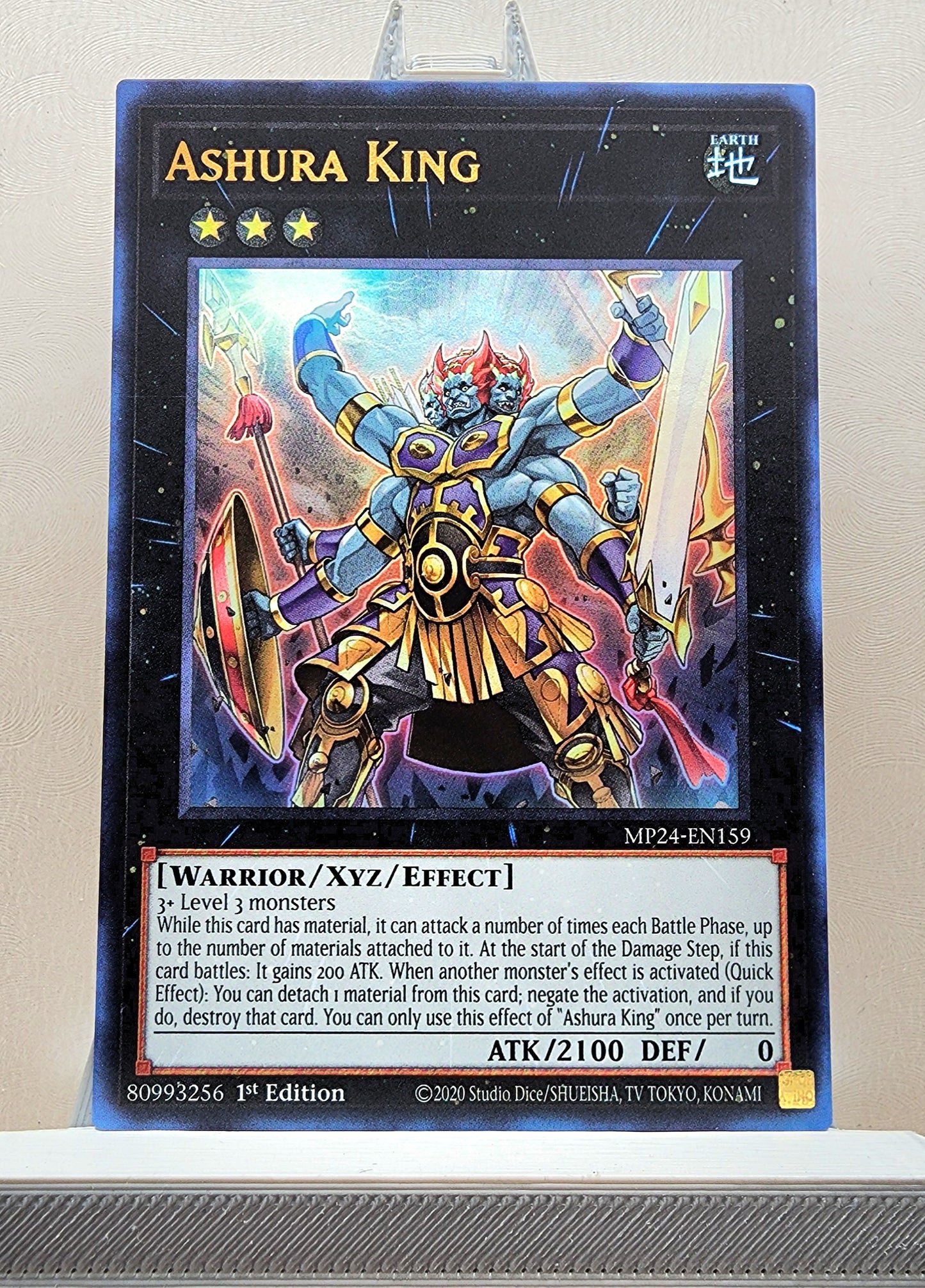 Yugioh! 1x Ashura King (MP24 - Ultra Rare) 1st Edition