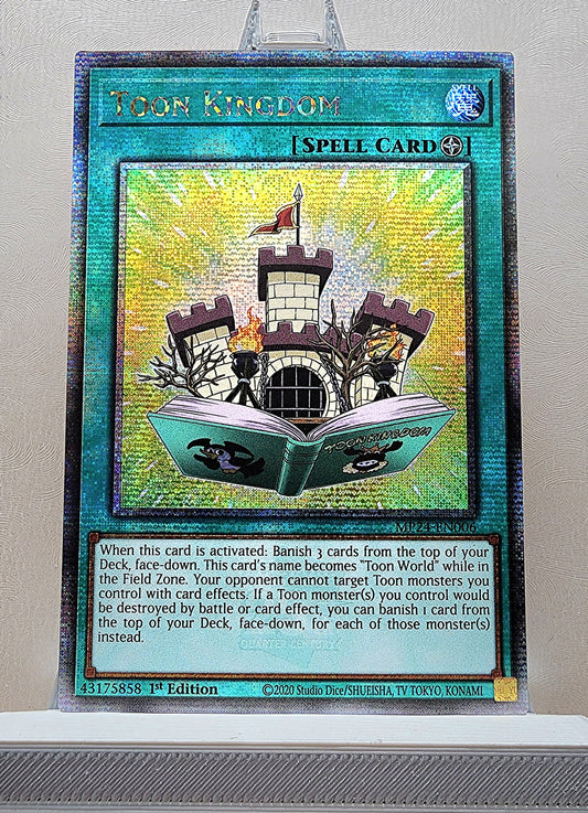 Yugioh! 1x Toon Kingdom (MP24 - Quarter Century Secret Rare) 1st Edition