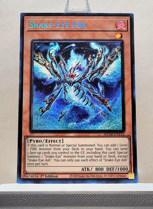 Yugioh! 1x Snake-Eye Ash (MP24 - Prismatic Secret Rare) 1st Edition