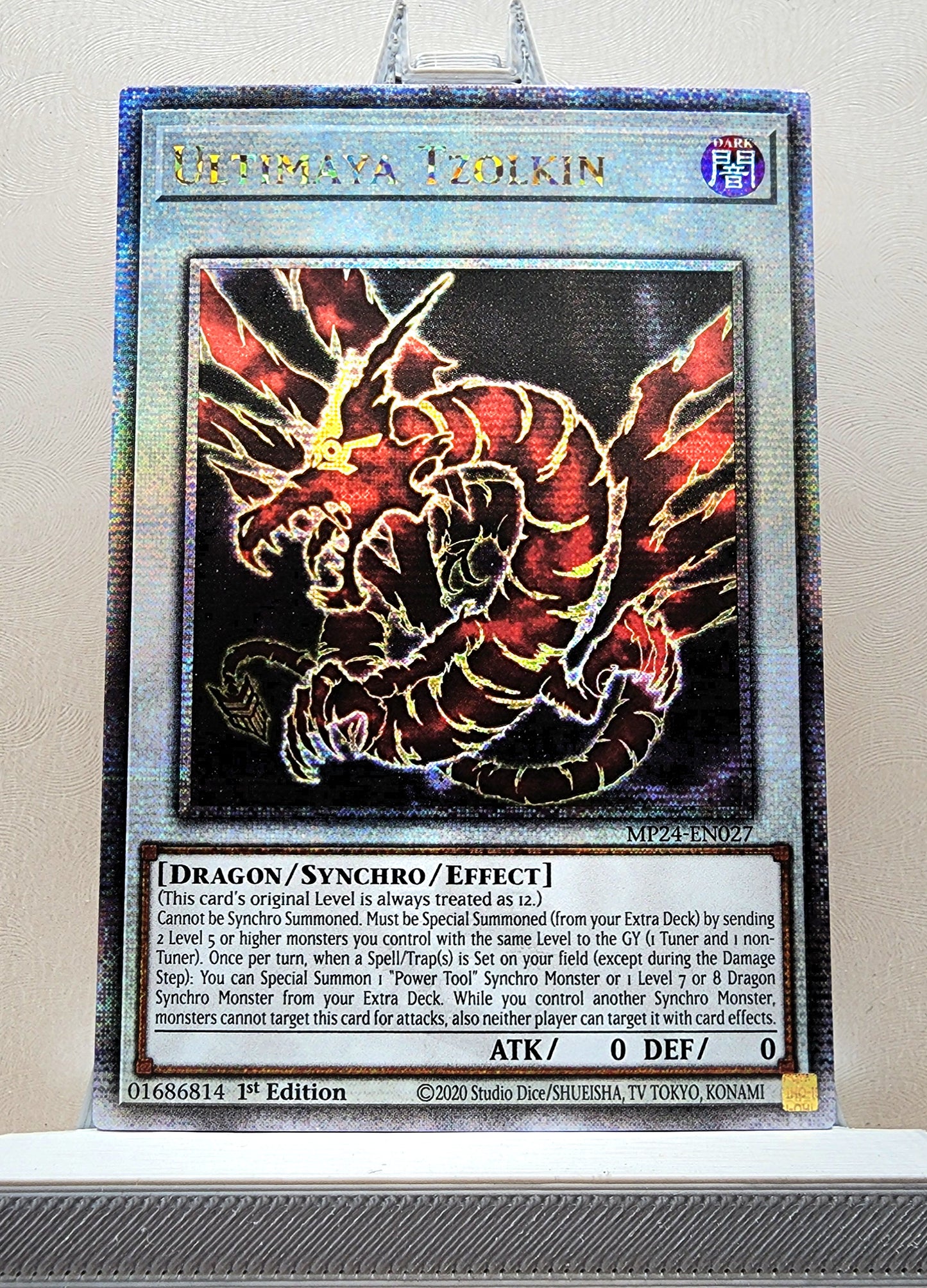 Yugioh! 1x Ultimaya Tzolkin (MP24 - Quarter Century Secret Rare) 1st Edition