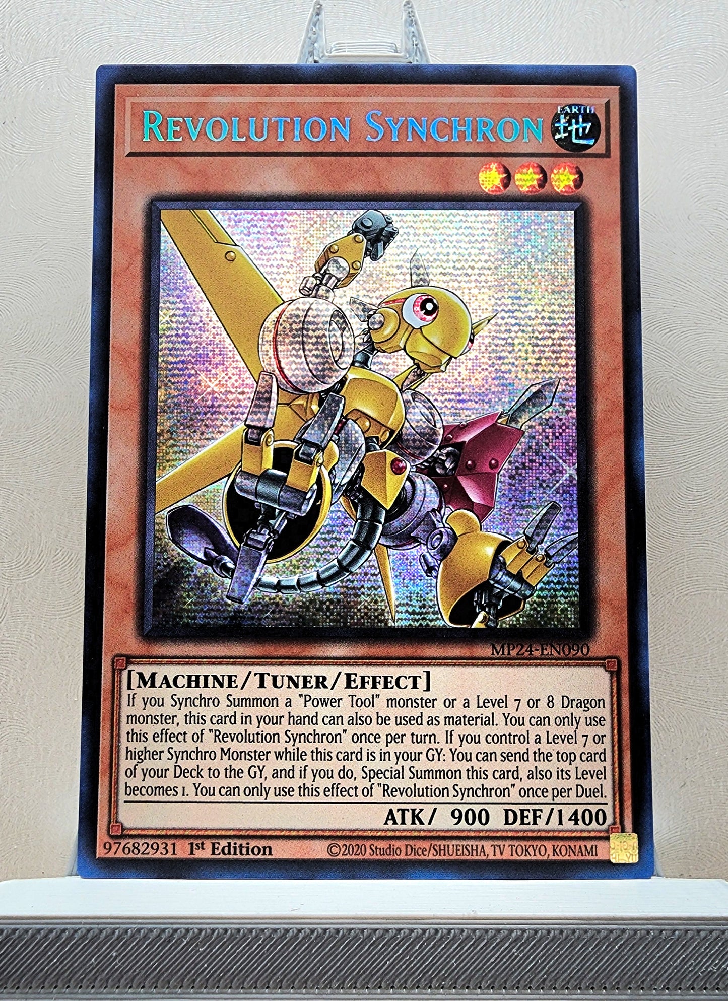 Yugioh! 1x Revolution Synchron (MP24 - Prismatic Secret Rare) 1st Edition