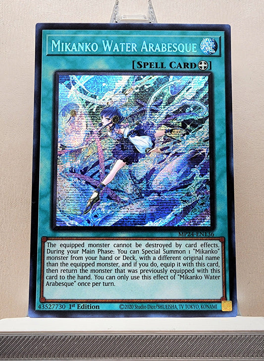 Yugioh! 1x Mikanko Water Arabesque (MP24 - Prismatic Secret Rare) 1st Edition