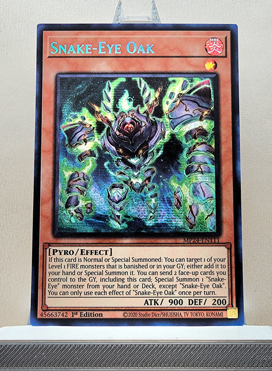 Yugioh! 1x Snake-Eye Oak (MP24 - Prismatic Secret Rare) 1st Edition