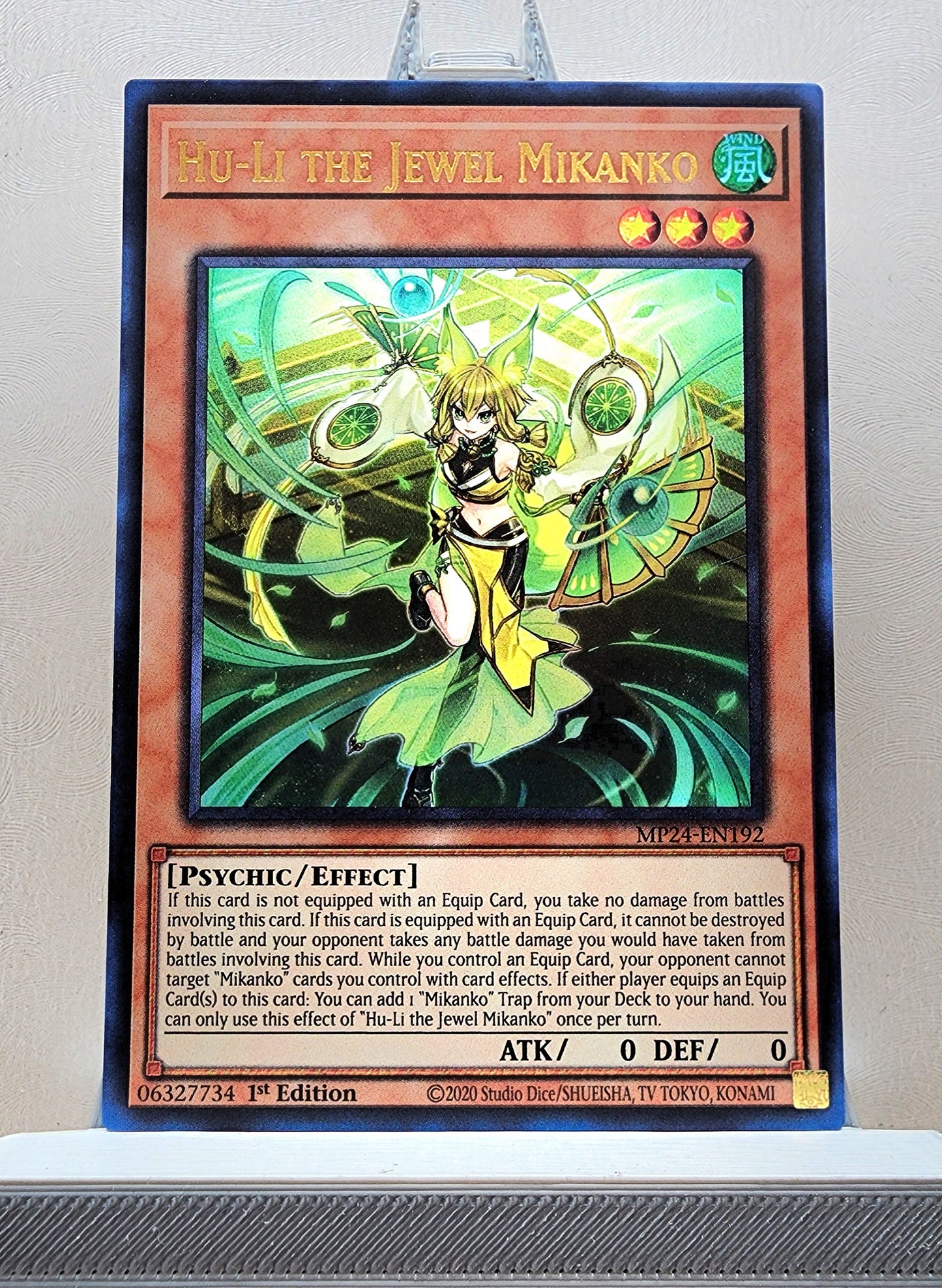 Yugioh! 1x Hu-Li the Jewel Mikanko (MP24 - Ultra Rare) 1st Edition