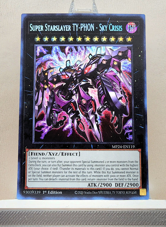 Yugioh! 1x Super Starslayer TY-PHON - Sky Crisis (MP24 - Prismatic Secret Rare) 1st Edition