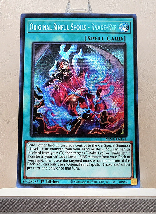 Yugioh! 1x Original Sinful Spoils - Snake-Eye (MP24 - Prismatic Secret Rare) 1st Edition