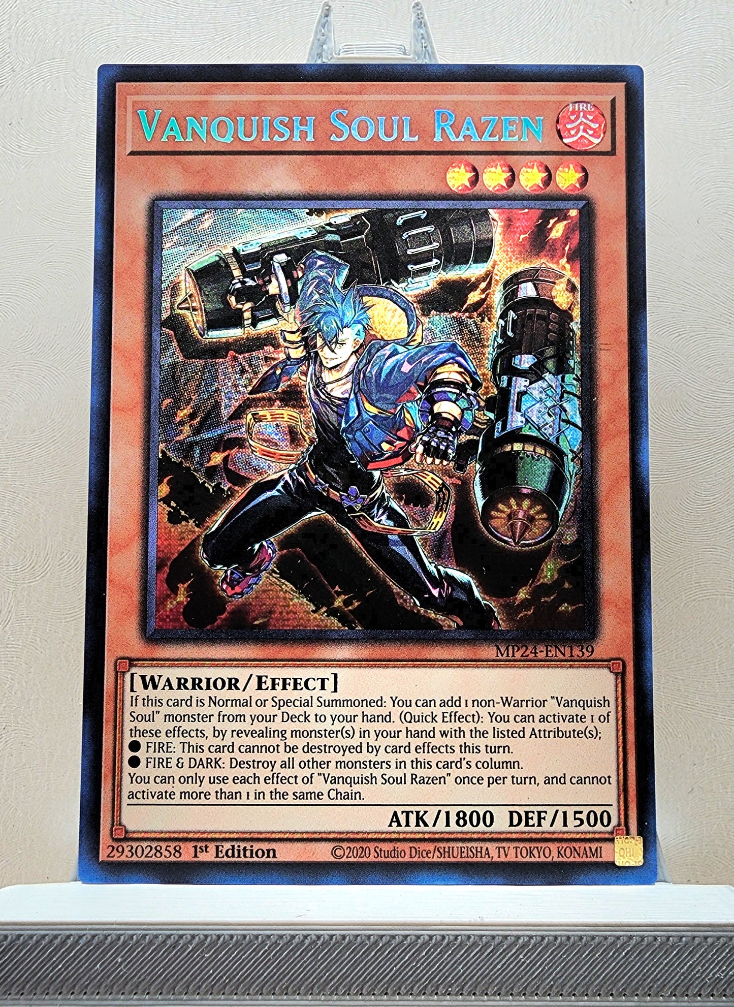 Yugioh! 1x Vanquish Soul Razen (MP24 - Prismatic Secret Rare) 1st Edition