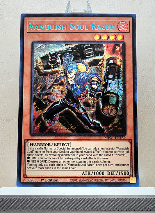 Yugioh! 1x Vanquish Soul Razen (MP24 - Prismatic Secret Rare) 1st Edition