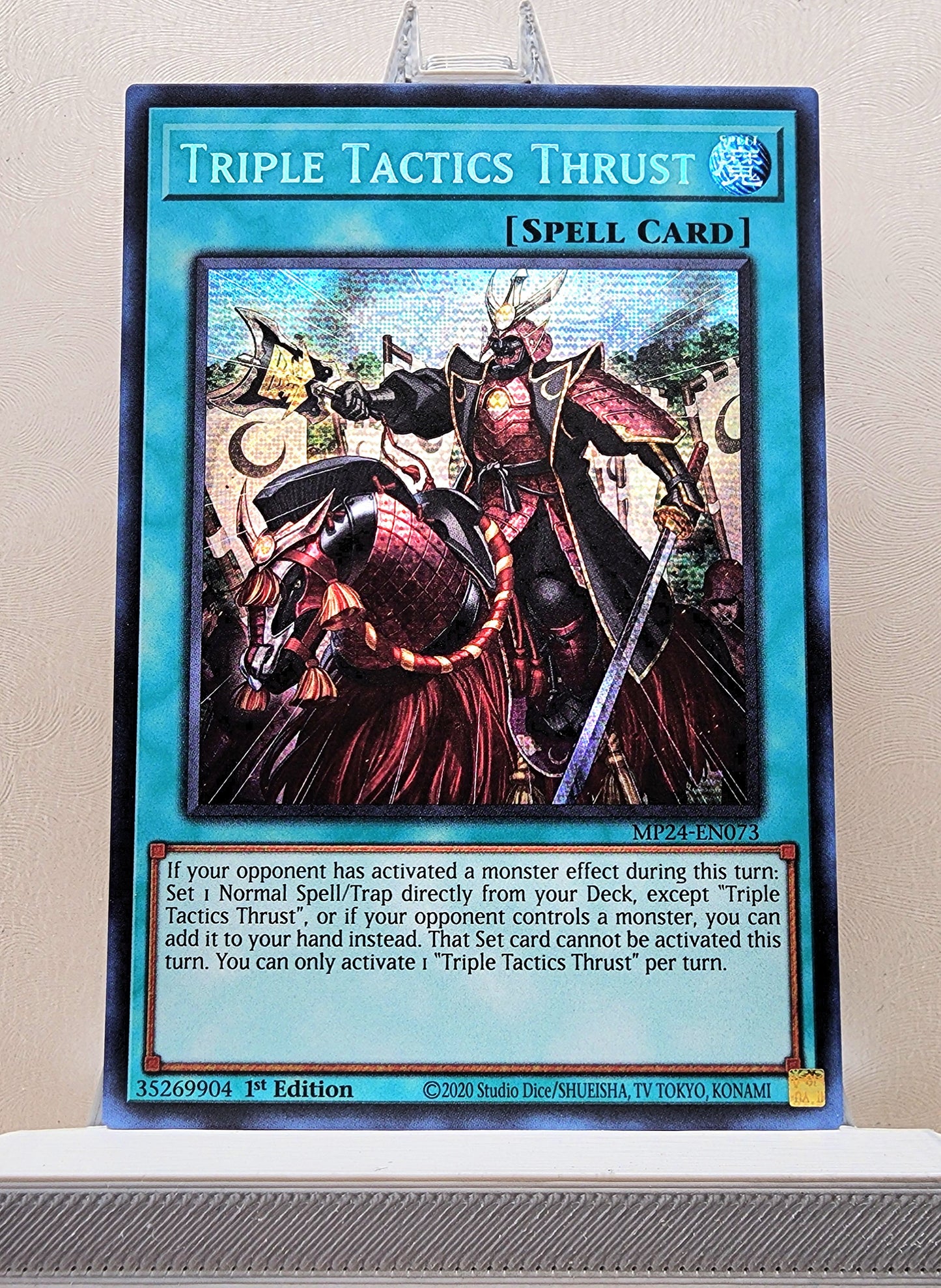 Yugioh! 1x Triple Tactics Thrust (MP24 - Prismatic Secret Rare) 1st Edition