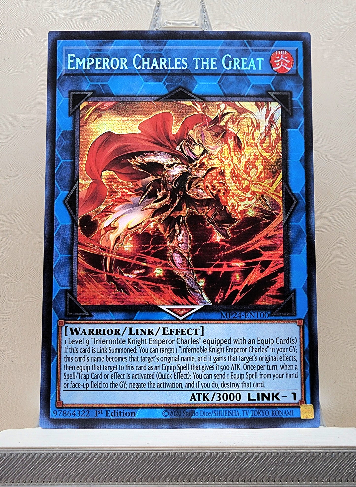 Yugioh! 1x Emperor Charles the Great (MP24 - Prismatic Secret Rare) 1st Edition