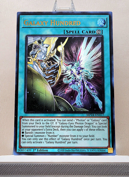 Yugioh! 1x Galaxy Hundred (MP24 - Ultra Rare) 1st Edition