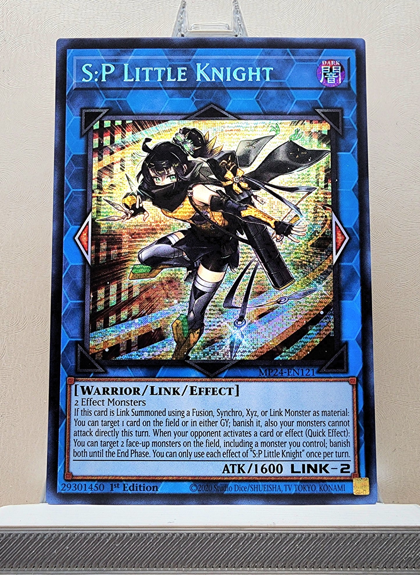 Yugioh! 1x S:P Little Knight (MP24 - Prismatic Secret Rare) 1st Edition