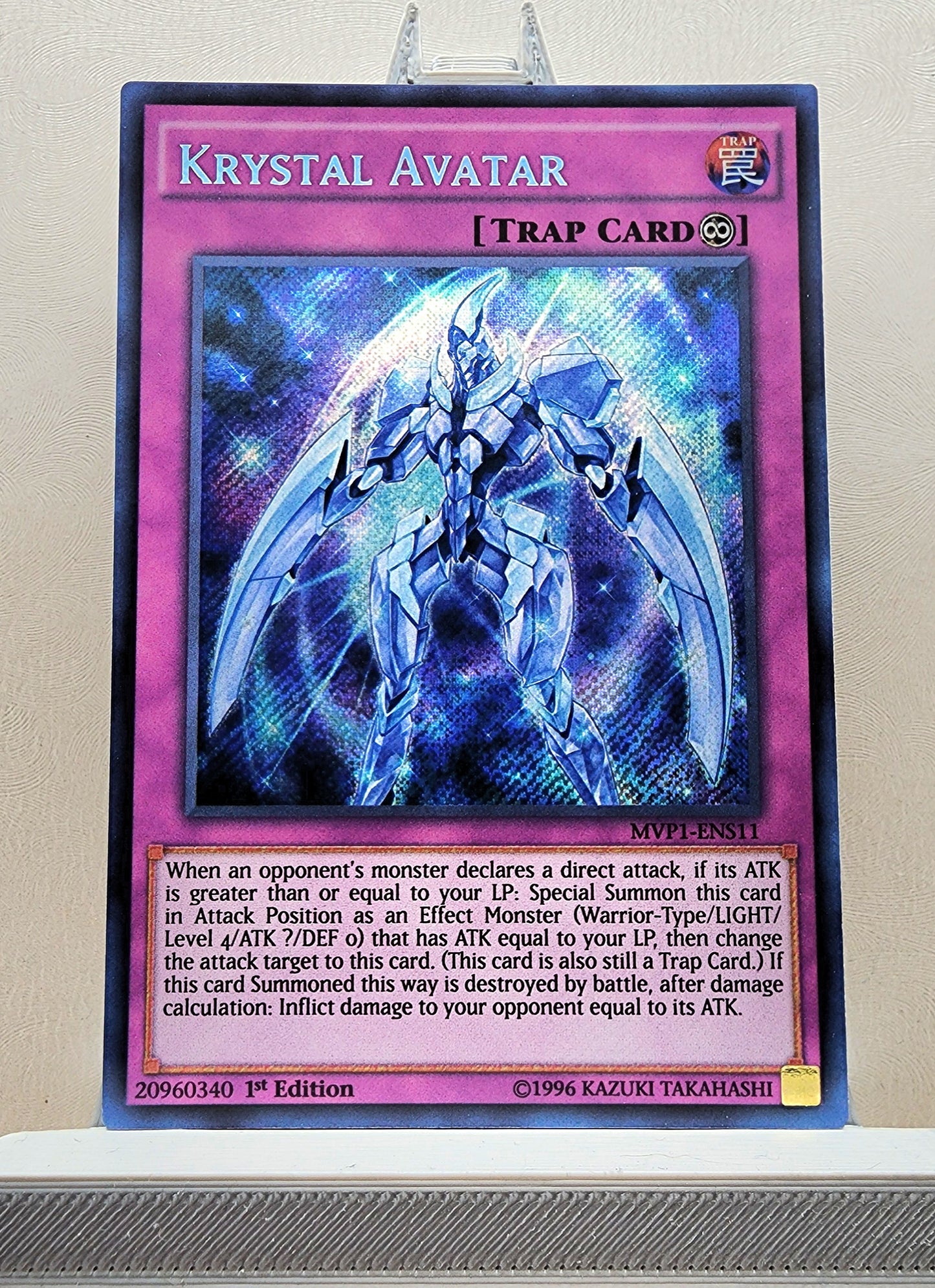 Yugioh! 1x Krystal Avatar (MVP1 - Secret Rare) 1st Edition