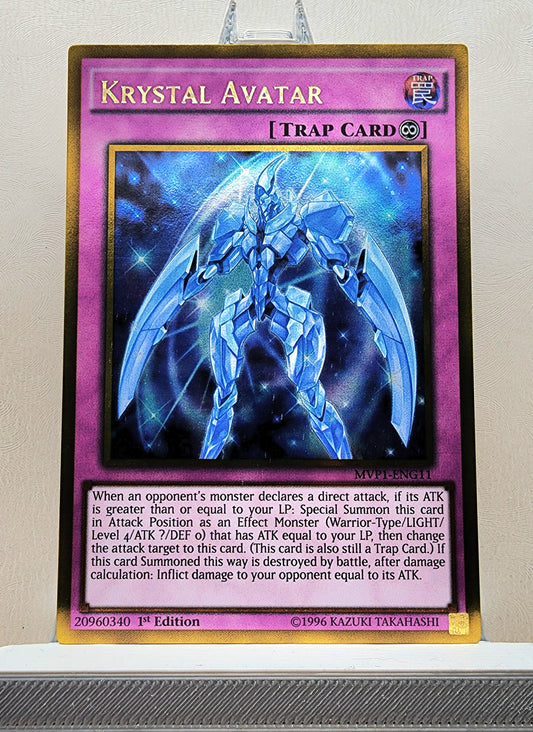 Yugioh! 1x Krystal Avatar (MVP1 - Gold Rare) 1st/Unli Edition