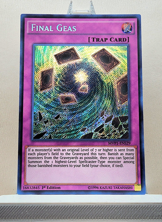 Yugioh! 1x Final Geas (MVP1 - Secret Rare) 1st Edition