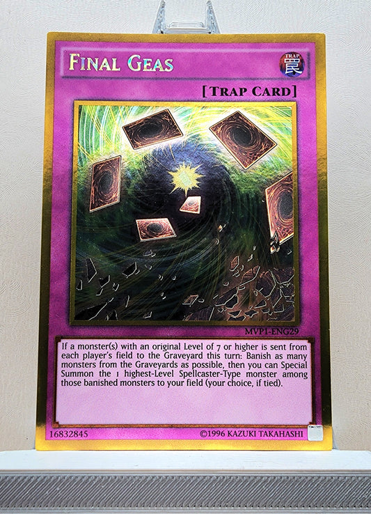 Yugioh! 1x Final Geas (MVP1 - Gold Rare) 1st/Unli Edition