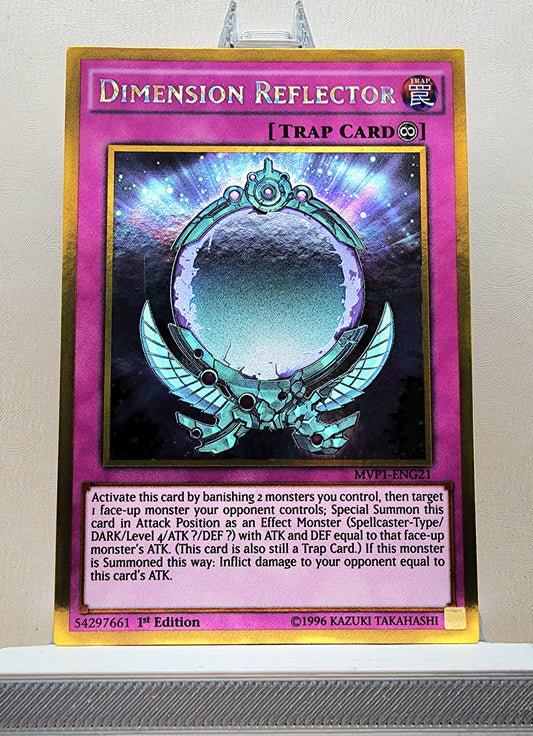 Yugioh! 1x Dimension Reflector (MVP1 - Gold Rare) 1st Edition