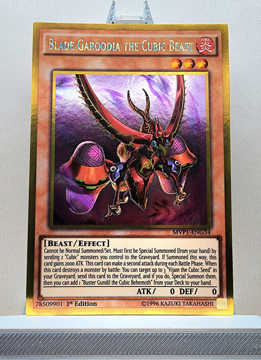 Yugioh! 1x Blade Garoodia the Cubic Beast (MVP1 - Gold Rare) 1st Edition