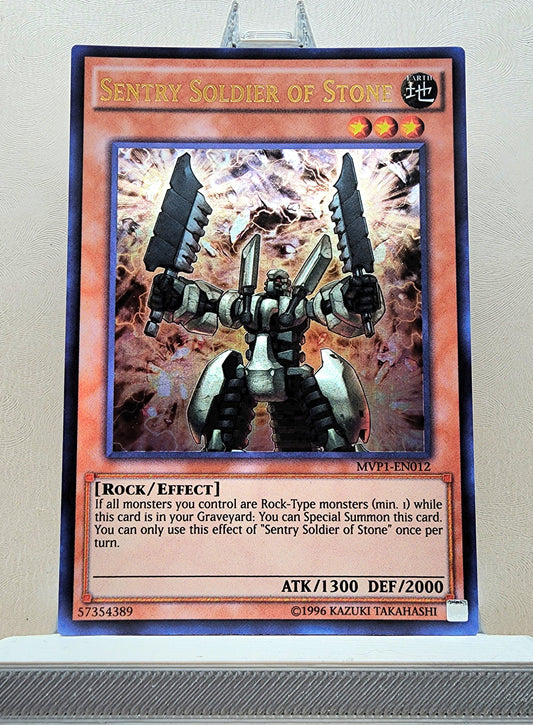 Yugioh! 1x Sentry Soldier of Stone (MVP1 - Ultra Rare) Unli Edition