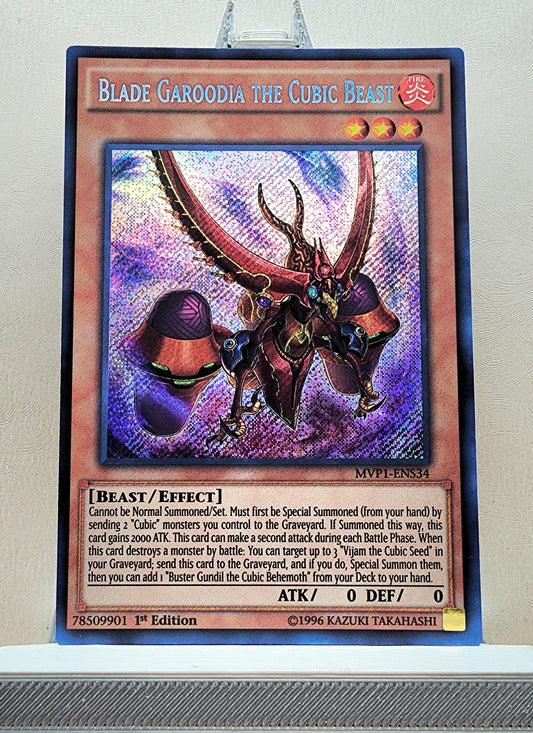 Yugioh! 1x Blade Garoodia the Cubic Beast (MVP1 - Secret Rare) 1st Edition