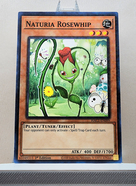 Yugioh! 1x Naturia Rosewhip (HAC1 - Duel Terminal Common Parallel Rare) 1st Edition