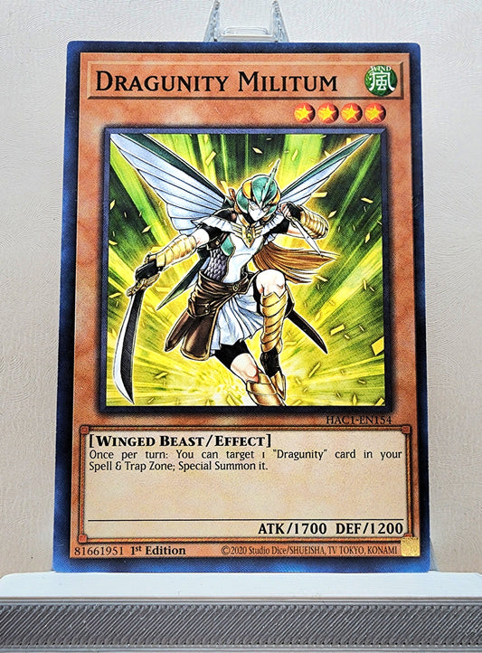 Yugioh! 1x Dragunity Militum (HAC1 - Duel Terminal Common Parallel Rare) 1st Edition