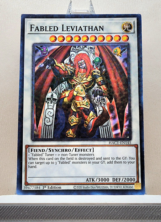 Yugioh! 1x Fabled Leviathan (HAC1 - Duel Terminal Common Parallel Rare) 1st Edition