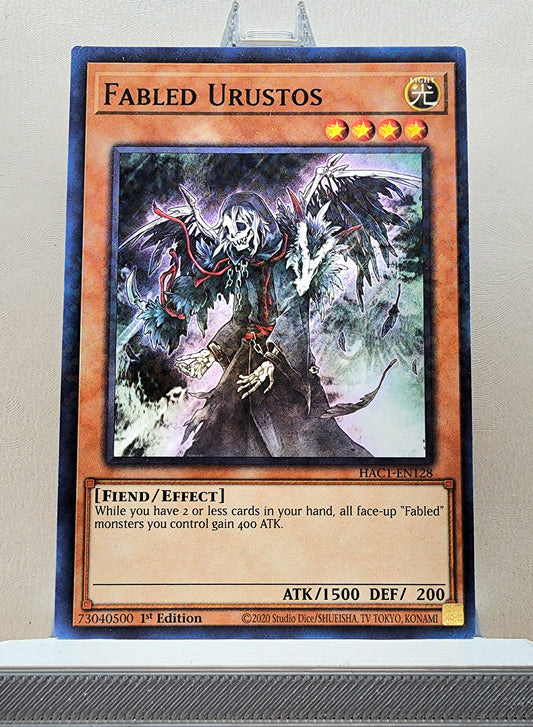 Yugioh! 1x Fabled Urustos (HAC1 - Duel Terminal Common Parallel Rare) 1st Edition