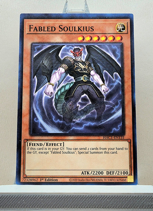 Yugioh! 1x Fabled Soulkius (HAC1 - Duel Terminal Common Parallel Rare) 1st Edition