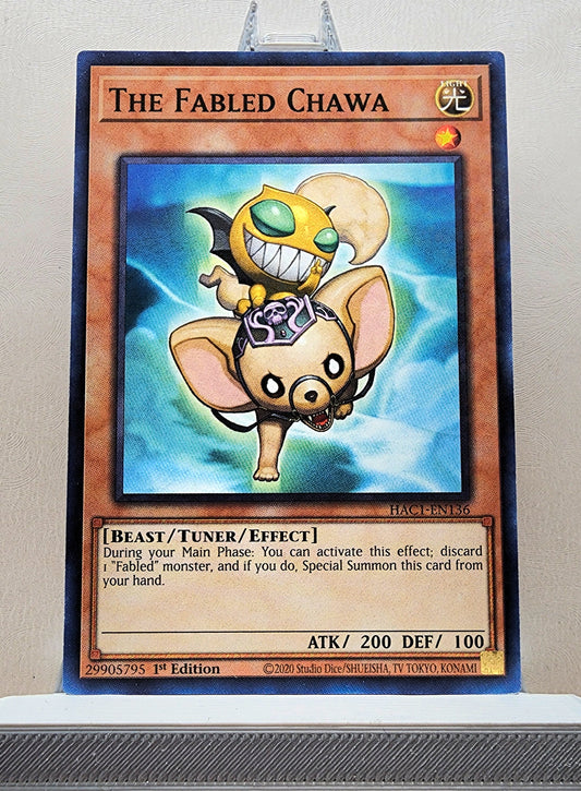 Yugioh! 1x The Fabled Chawa (HAC1 - Duel Terminal Common Parallel Rare) 1st Edition