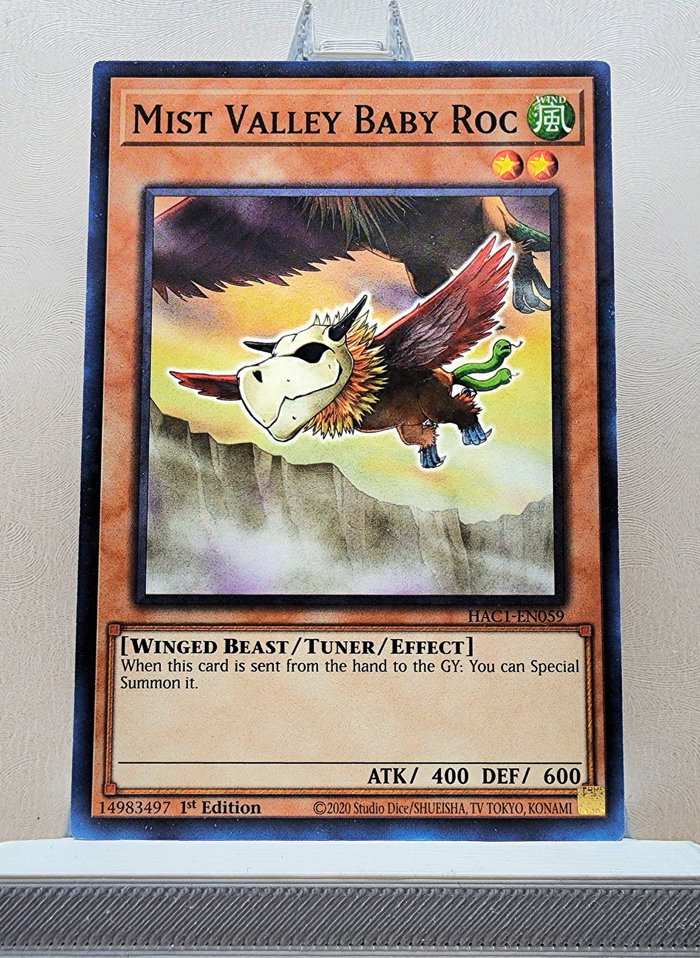 Yugioh! 1x Mist Valley Baby Roc (HAC1 - Duel Terminal Common Parallel Rare) 1st Edition