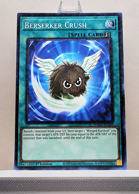 Yugioh! 1x Berserker Crush (HAC1 - Duel Terminal Common Parallel Rare) 1st Edition