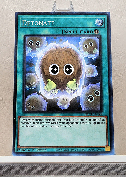 Yugioh! 1x Detonate (HAC1 - Duel Terminal Common Parallel Rare) 1st Edition