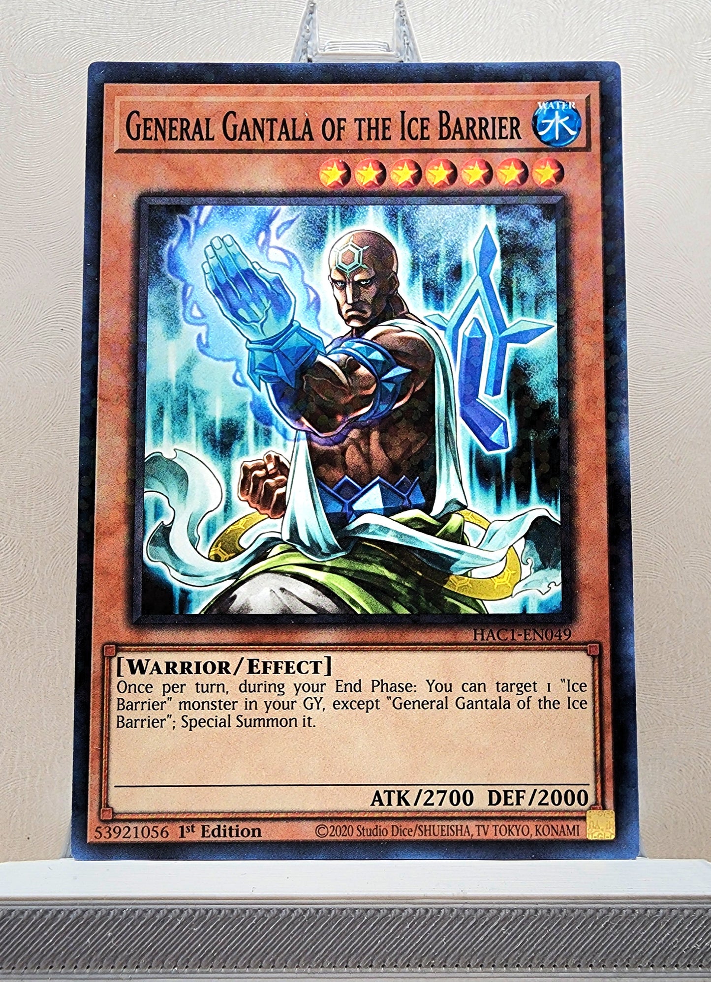 Yugioh! 1x General Gantala of the Ice Barrier (HAC1 - Duel Terminal Common Parallel Rare) 1st Edition