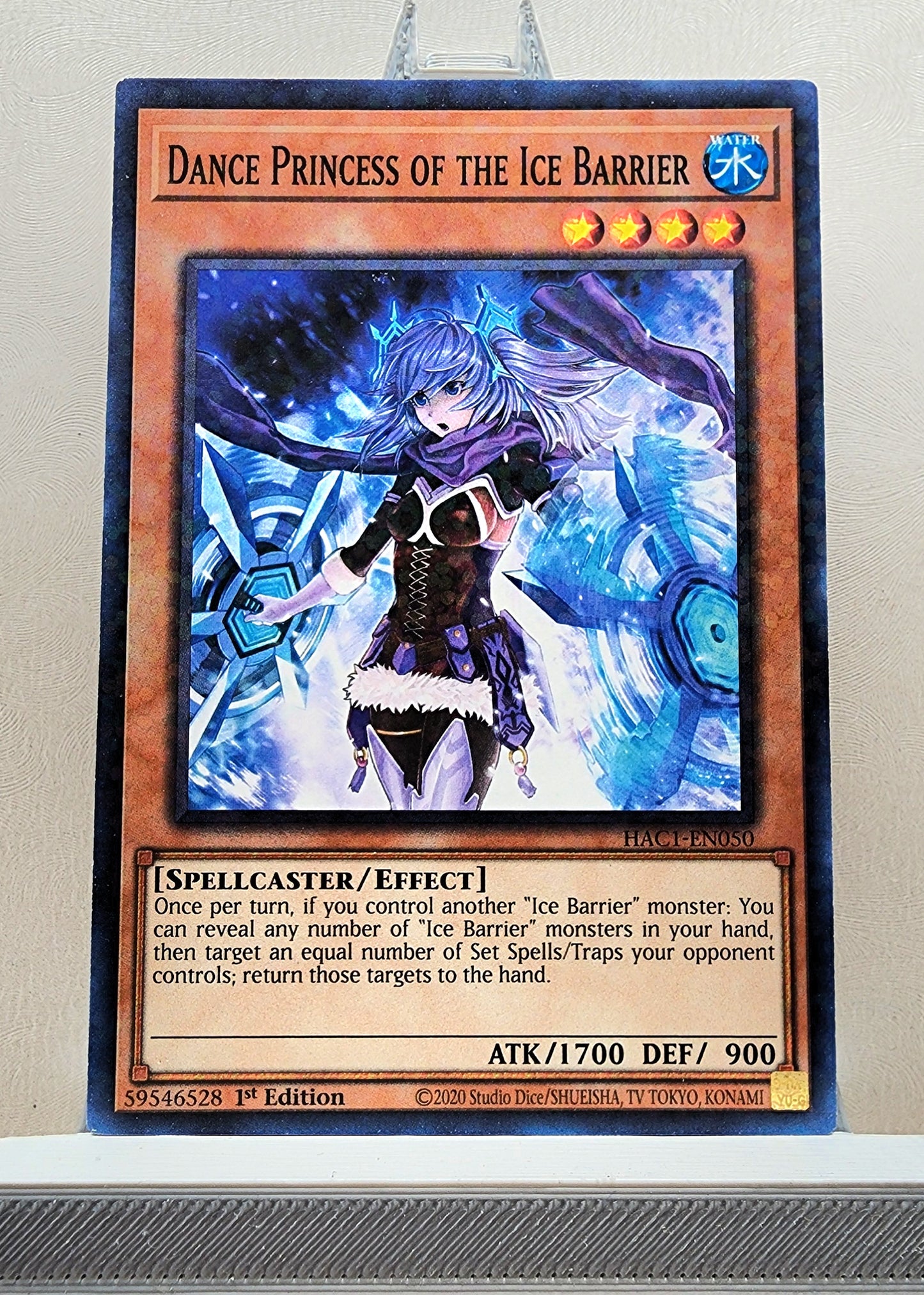 Yugioh! 1x Dance Princess of the Ice Barrier (HAC1 - Duel Terminal Common Parallel Rare) 1st Edition