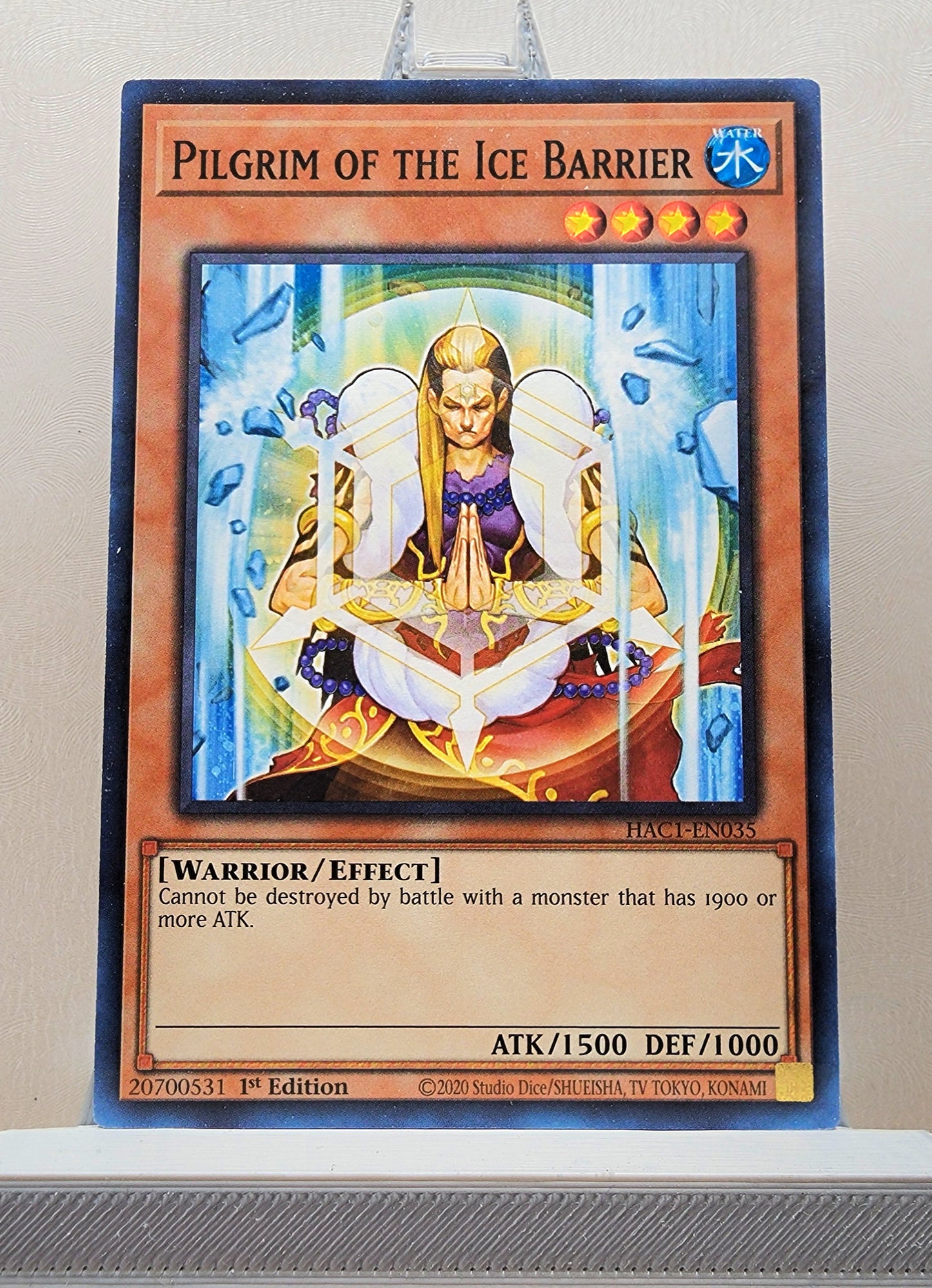 Yugioh! 1x Pilgrim of the Ice Barrier (HAC1 - Duel Terminal Common Parallel Rare) 1st Edition