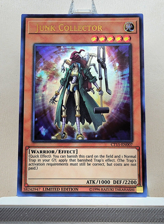 Yugioh! 1x Junk Collector (CT15 - Ultra Rare) Limited Edition