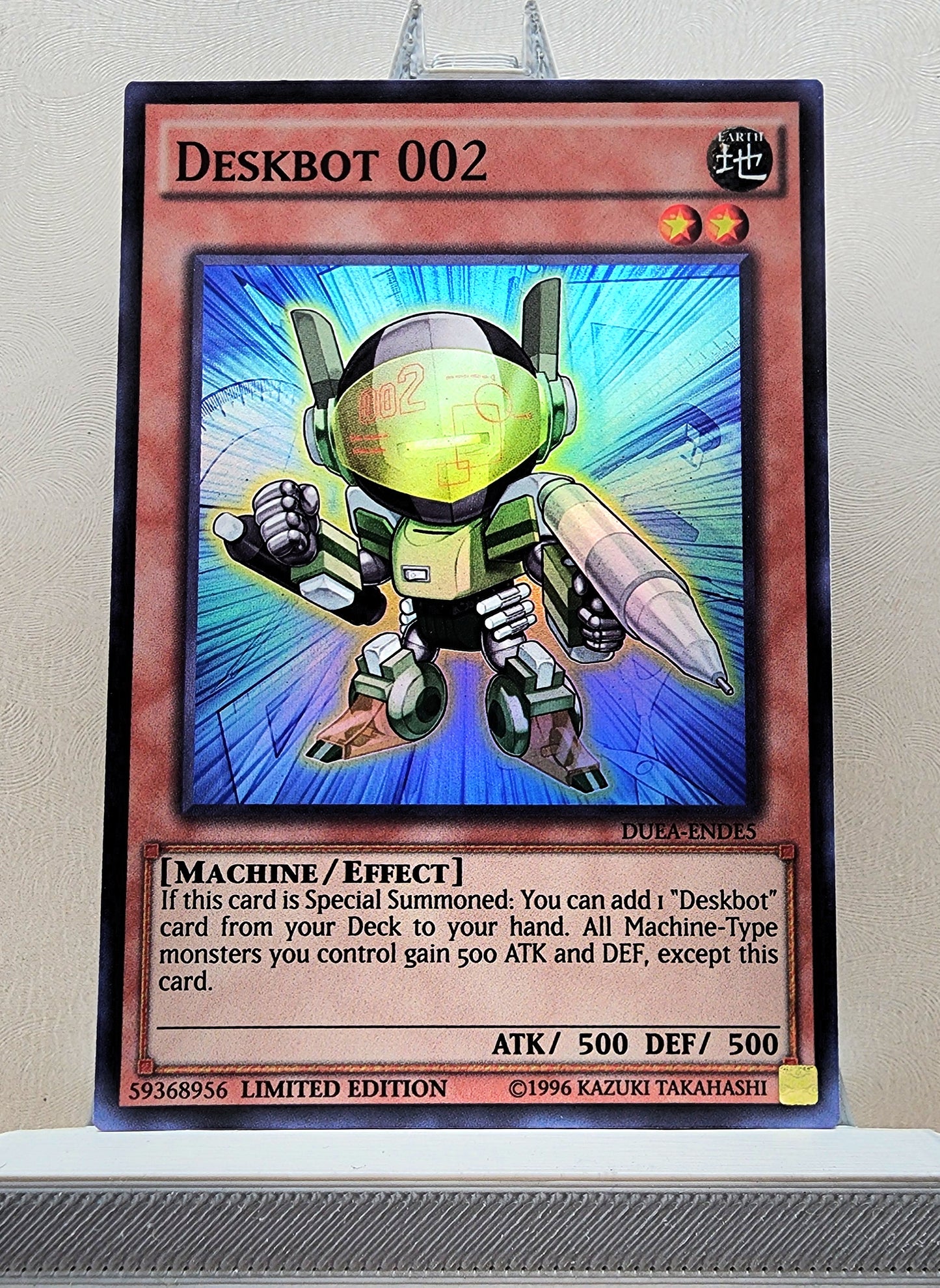 Yugioh! 1x Deskbot 002 (DUEA - Super Rare) Limited Edition