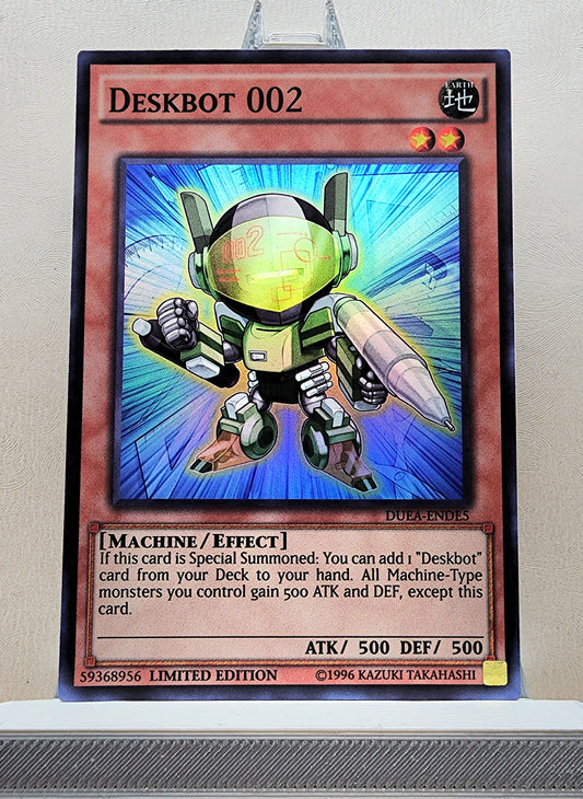 Yugioh! 1x Deskbot 002 (DUEA - Super Rare) Limited Edition