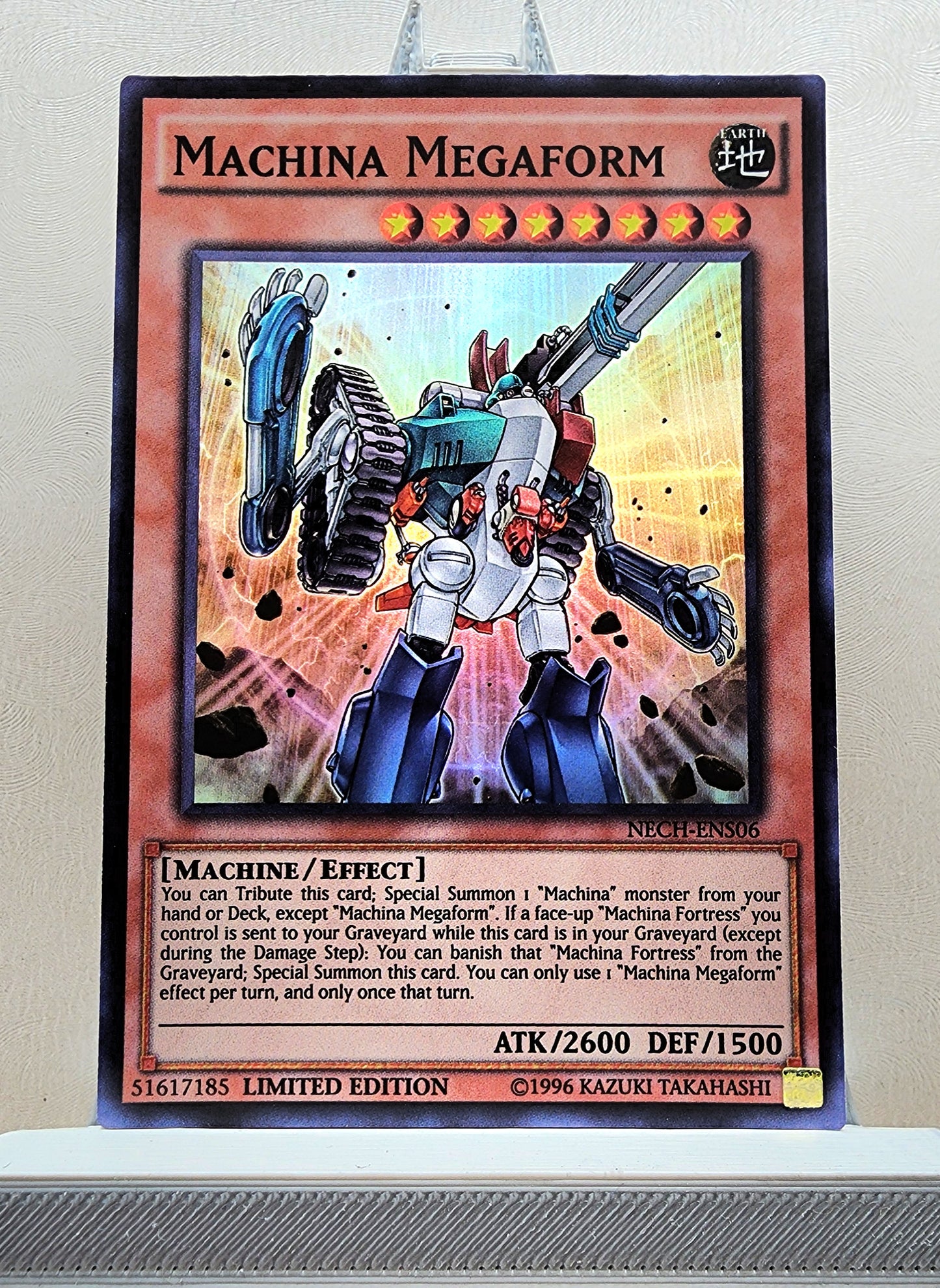 Yugioh! 1x Machina Megaform (NECH - Super Rare) Limited Edition