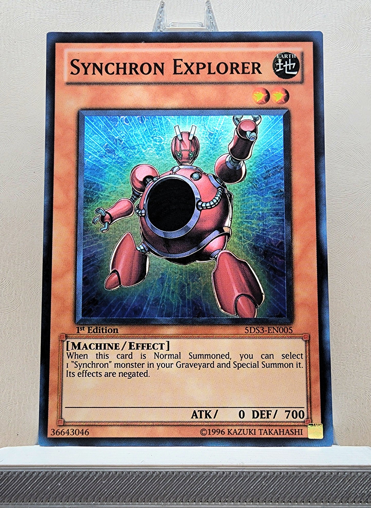 Yugioh! 1x Synchron Explorer (5DS3 - Super Rare) 1st Edition
